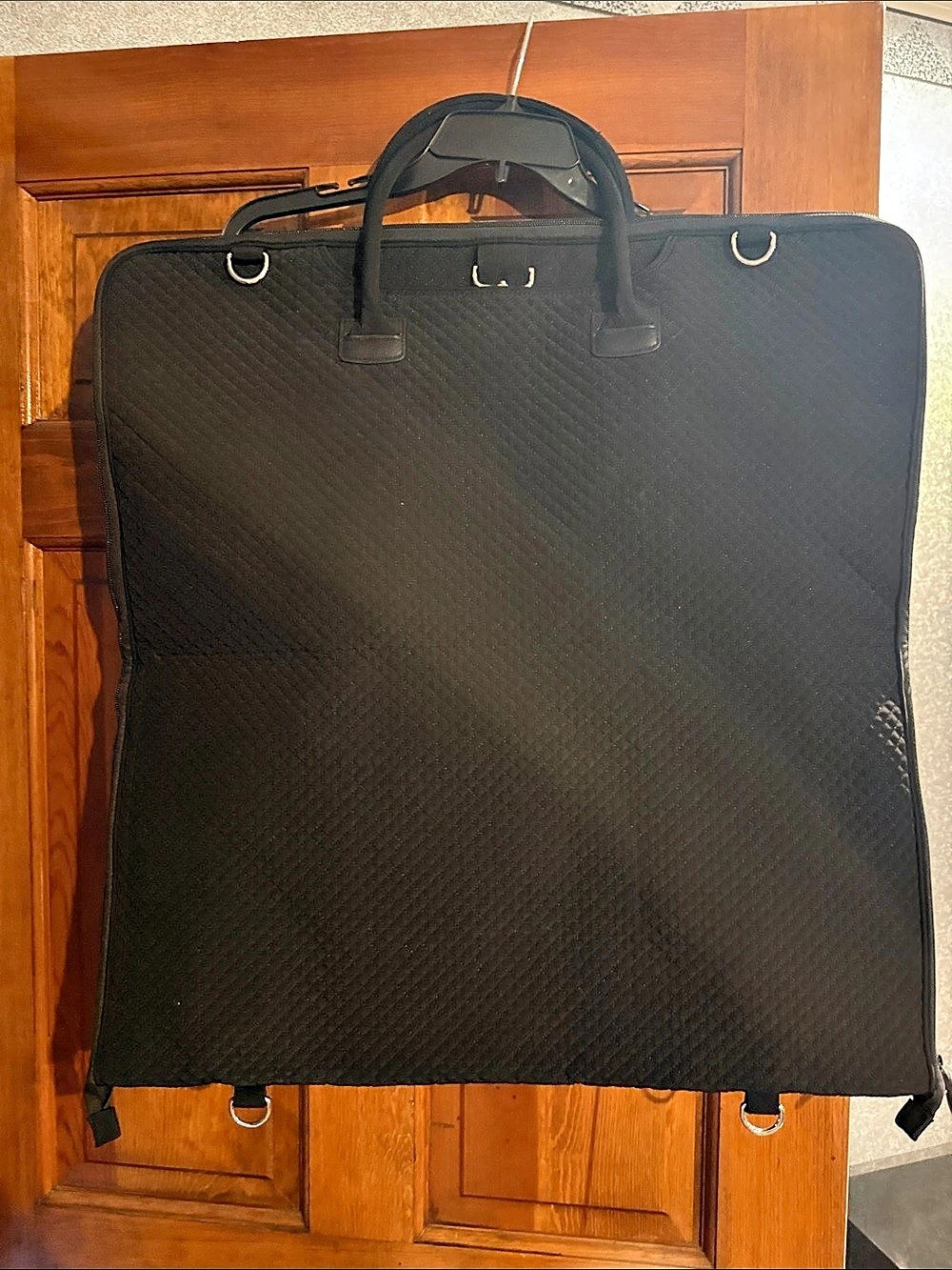Vera Bradley Black & Pink Travel Garment Bag nwot